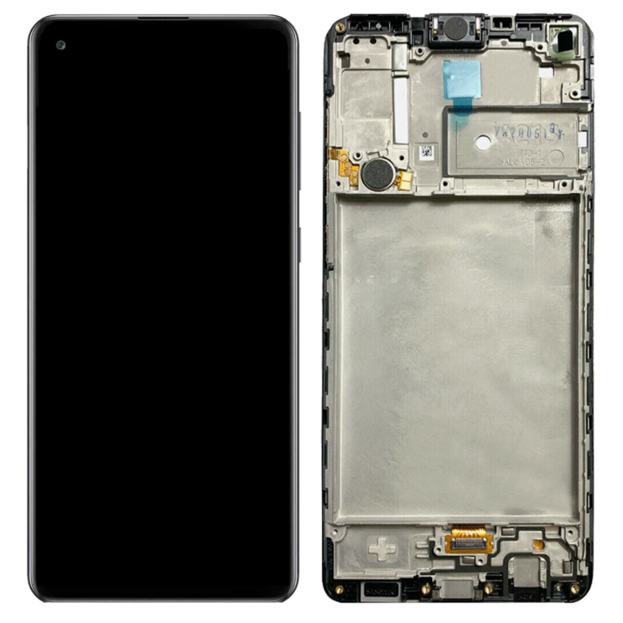 LCD Screen and Digitizer Frame Assembly Compatible For Samsung Galaxy A21S 2020 (Refurbished) A217 A217F