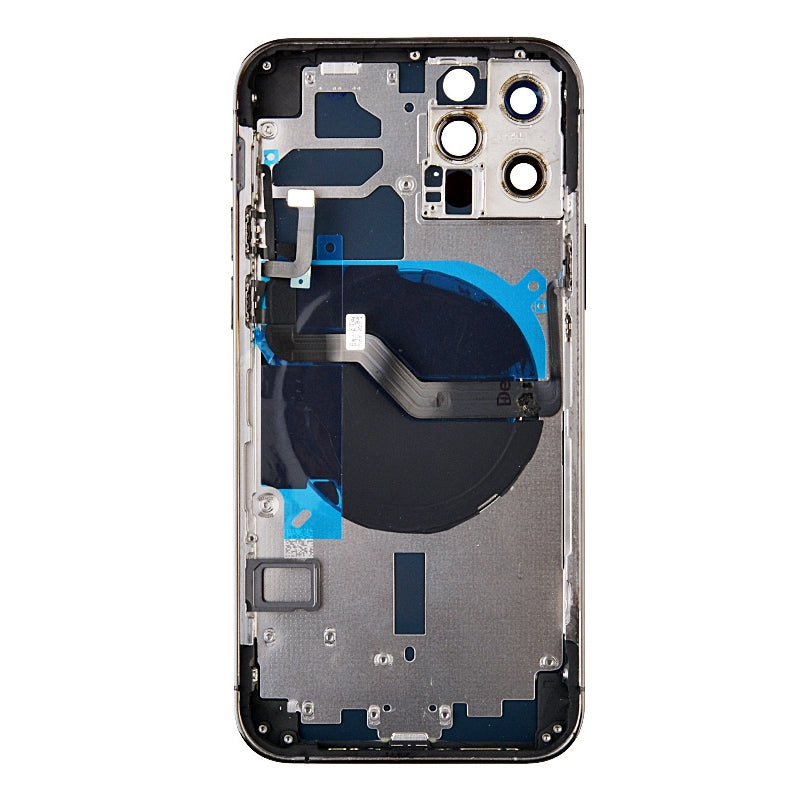 Back Housing Frame With Buttons & Charging Coil Compatible for iPhone 12 Pro