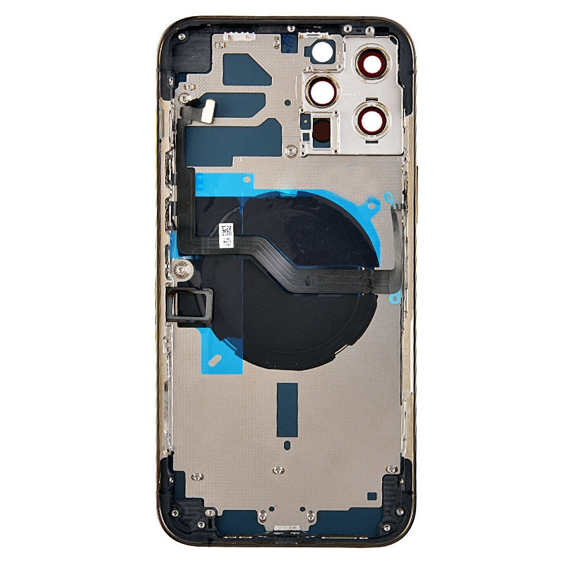 Back Housing Frame With Buttons & Charging Coil Compatible for iPhone 12 Pro Max