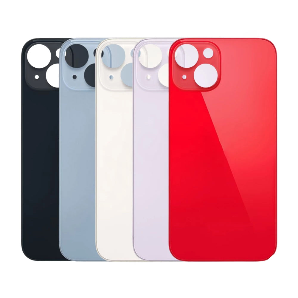 Back Cover Rear Glass Large Camera Hole Compatible For iPhone 14