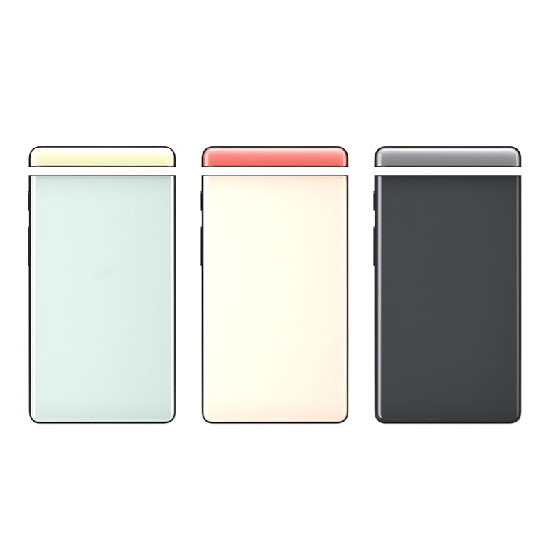 Back Battery Cover With Upper Glass Strip & Adhesive For Google Pixel 6