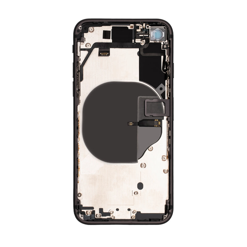 Back Housing Frame With Buttons & Charging Coil Compatible for iPhone 8