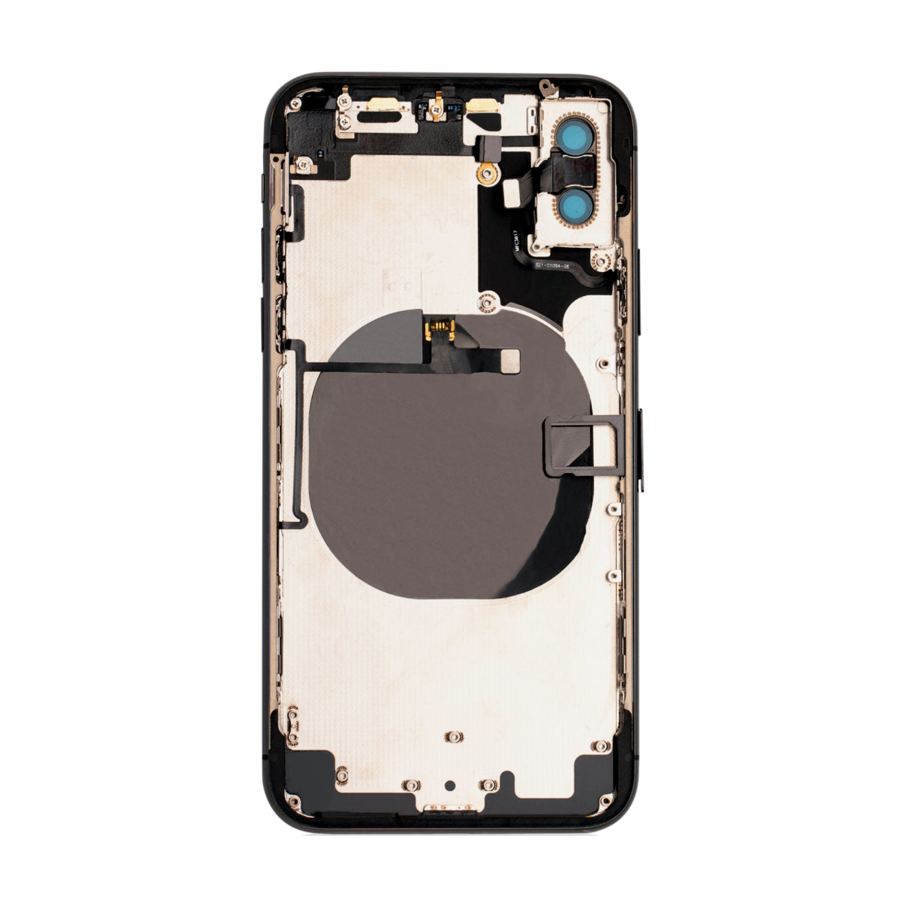 Back Housing Frame With Buttons & Charging Coil Compatible for iPhone X