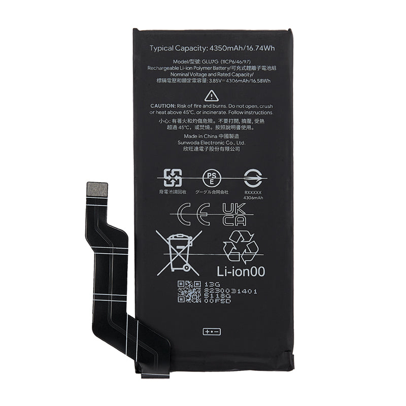 Replacement Battery GLU7G Compatible With Google Pixel 6a
