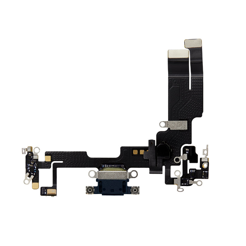 Assemblage de port de charge compatible pour Apple iPhone 14 (remis à neuf)