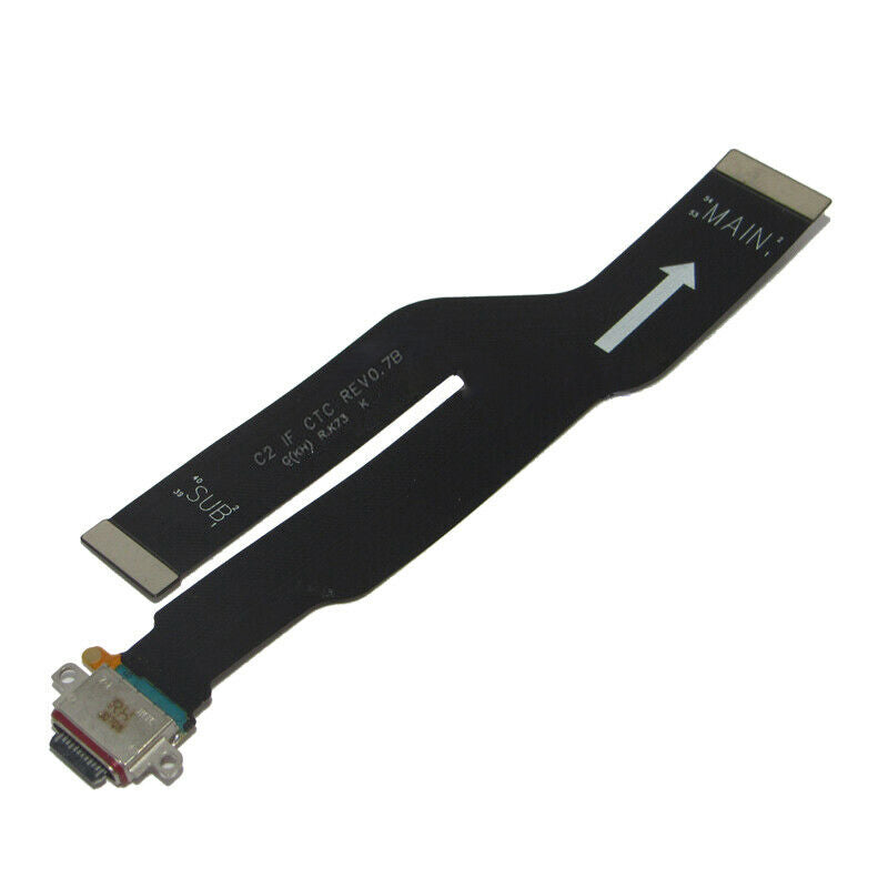 Câble flexible de port de charge compatible pour Samsung Note 20 Ultra (certifié)