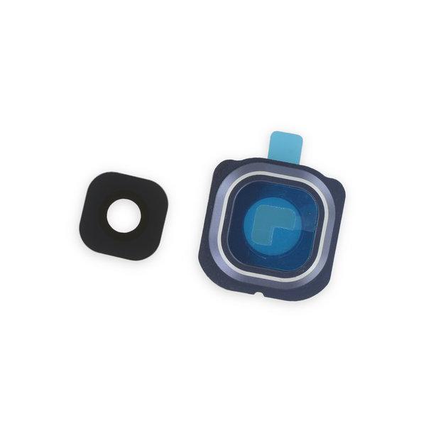 Galaxy S6 Edge Rear Camera Bezel &amp; Lens Cover / Blue