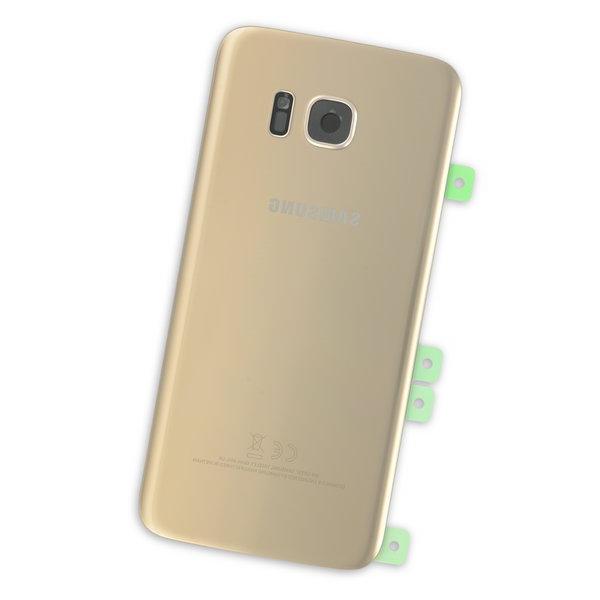 Galaxy S7 Edge Rear Glass Panel / Gold