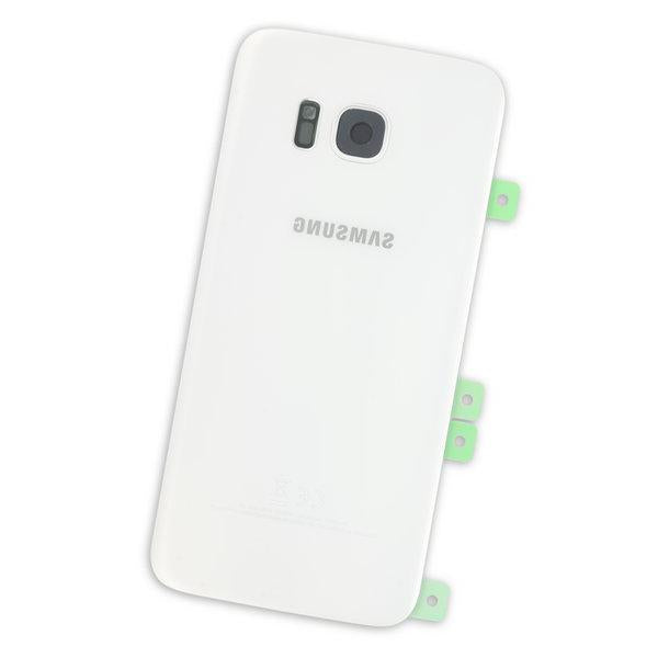 Galaxy S7 Edge Rear Glass Panel / White