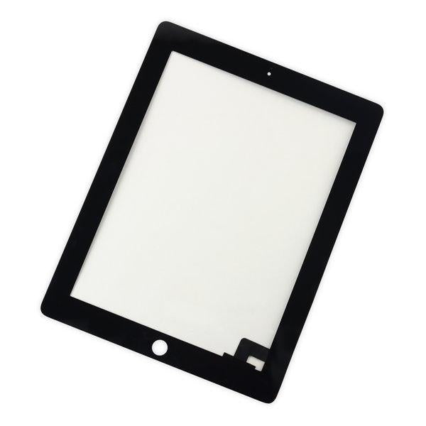 iPad 2 Digitizer Front Panel / Black / Without Adhesive Strips