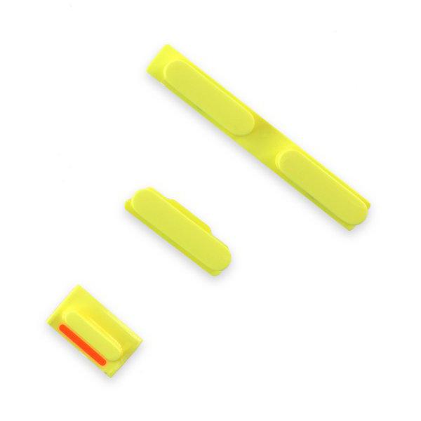 iPhone 5c Case Button Set / Yellow