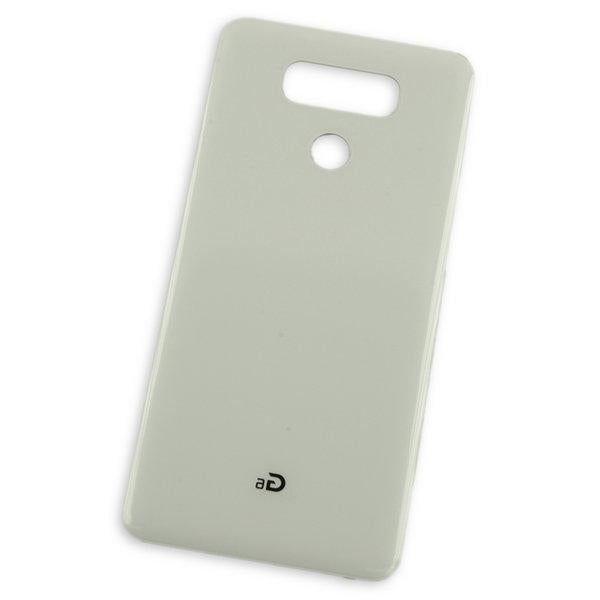 LG G6 Rear Glass Panel / White