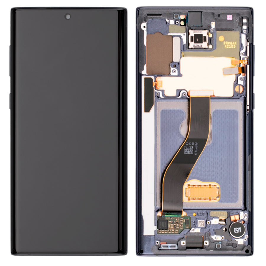 Assemblage d'écran OLED avec cadre compatible pour Samsung Galaxy Note 10