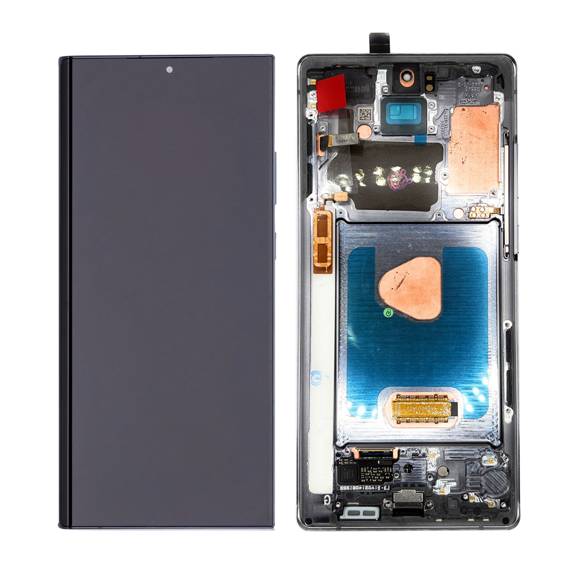 Assemblage d'écran OLED avec cadre compatible pour Samsung Galaxy Note 20 5G (remis à neuf)