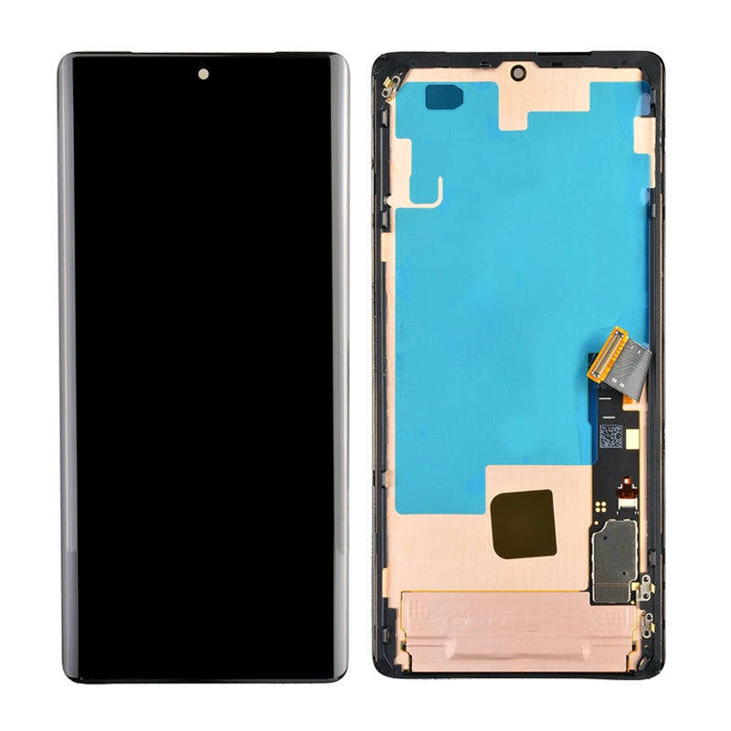 OLED Screen and Digitizer Assembly With Frame Compatible For Google Pixel 7 Pro (Refurbished)