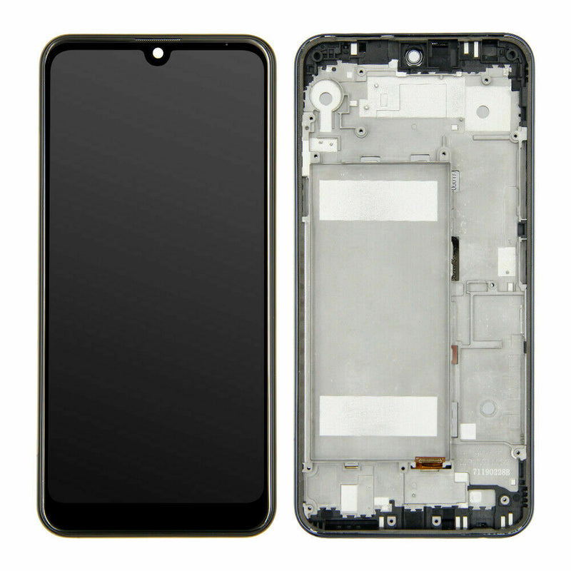 LCD Screen and Digitizer Frame Assembly Compatible For LG Q60