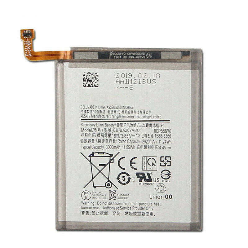 Replacement Battery For Samsung Galaxy A20E EB-BA202ABU