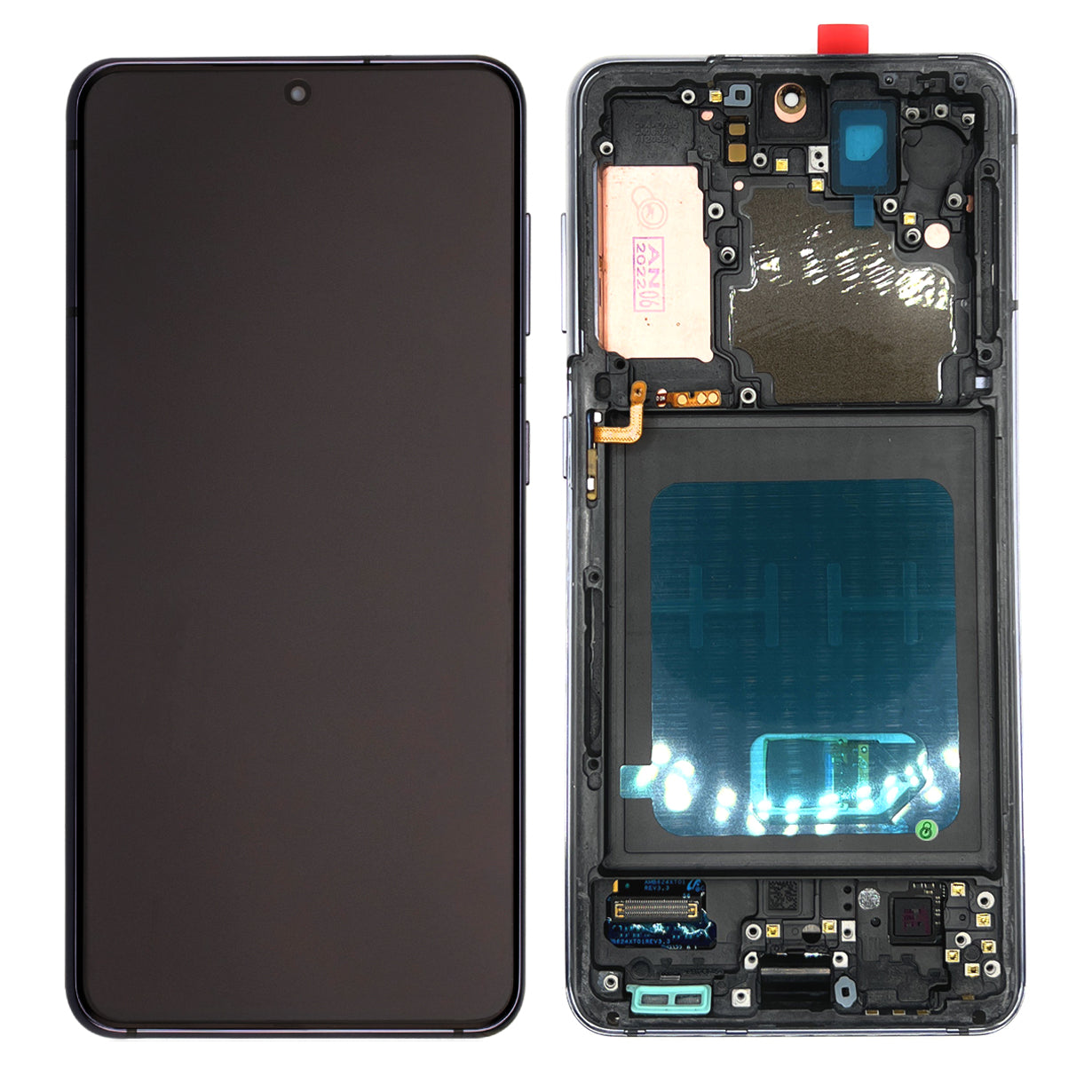 Écran OLED et assemblage de numériseur avec cadre pour Samsung Galaxy S21 5G (remis à neuf) G991 G991U G991W
