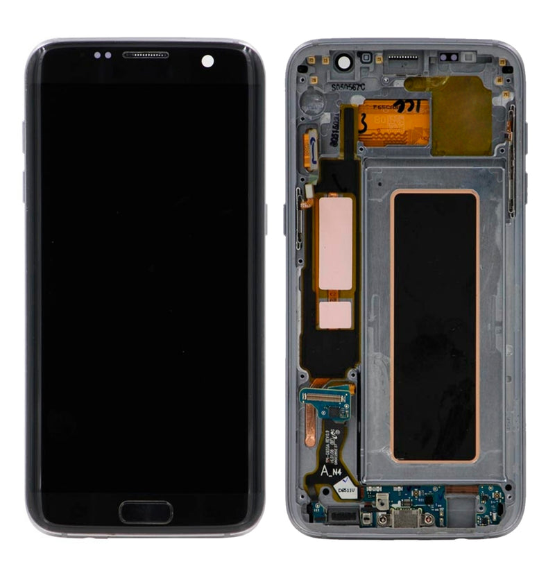 LCD Screen And Digitizer Frame Compatible For Samsung Galaxy S7 Edge