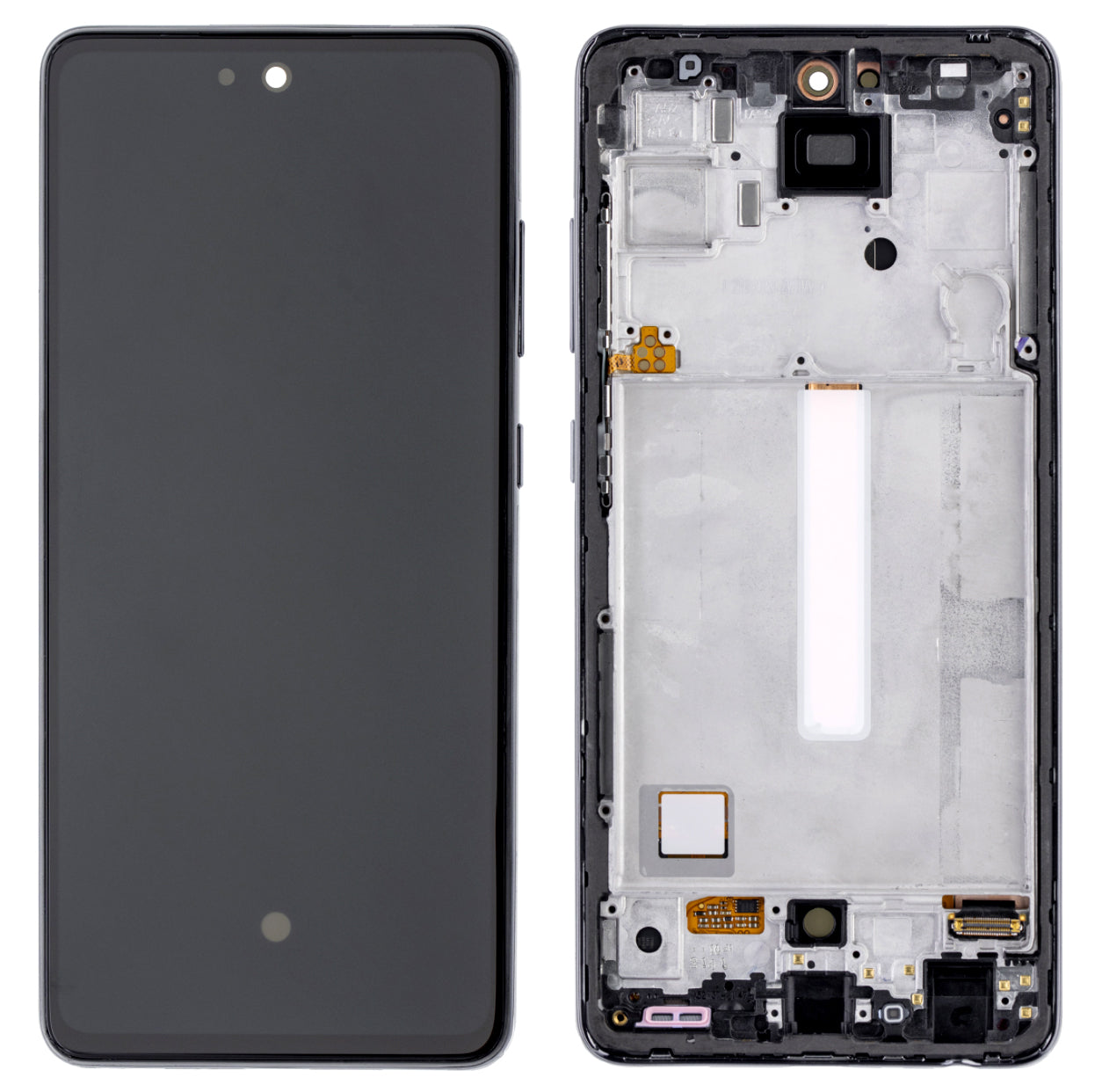 OLED Screen and Digitizer Frame Assembly Compatible For Samsung Galaxy A52 (Refurbished) A525F