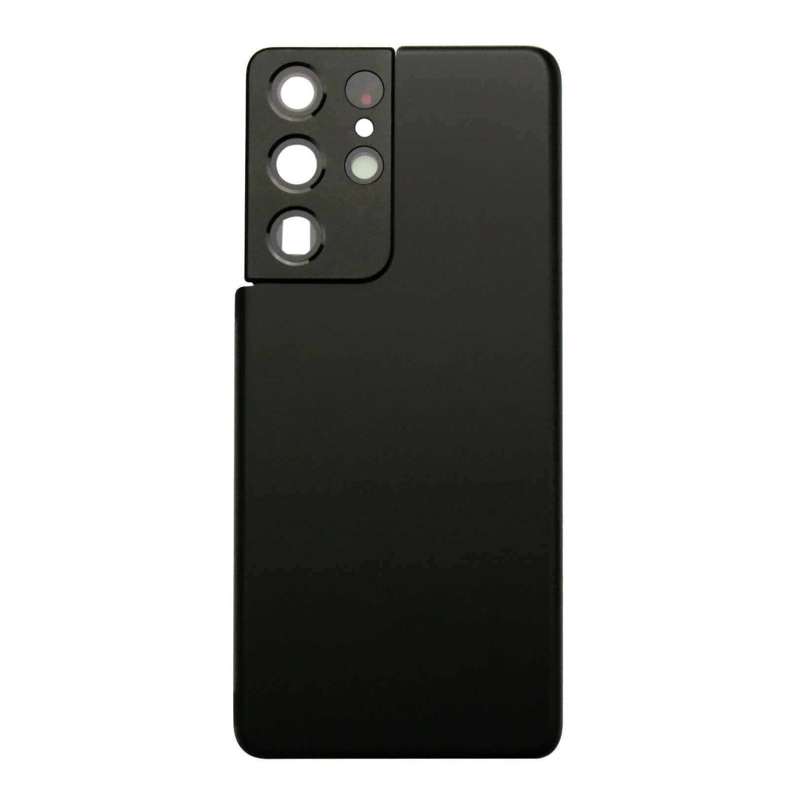 Verre de couverture arrière avec objectif d'appareil photo et adhésif pour Samsung Galaxy S21 Ultra 